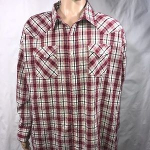 Ely Cattleman XXL Pear Snap Button Down